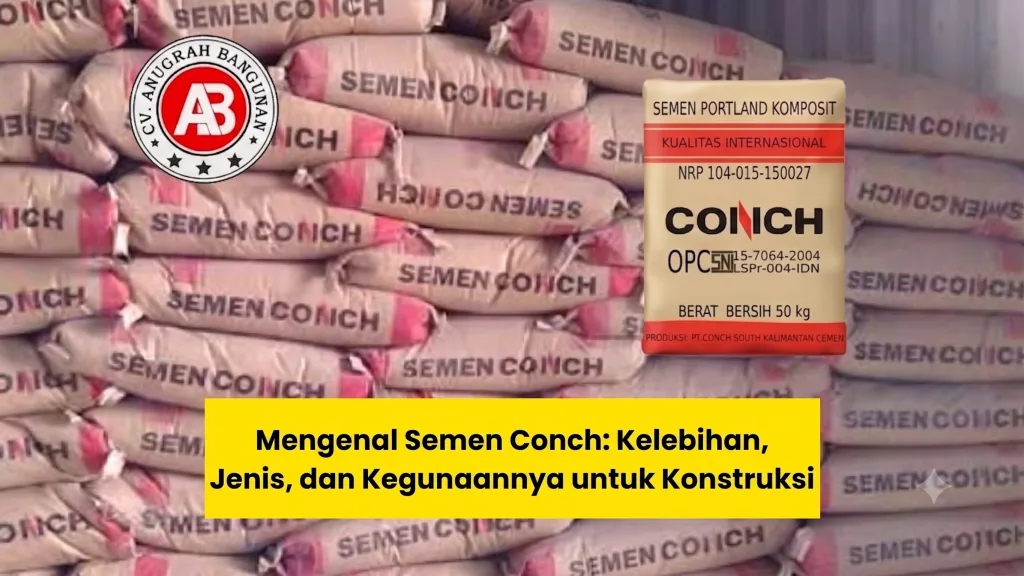 Mengenal Semen Conch: Kelebihan, Jenis, dan Kegunaannya untuk Konstruksi