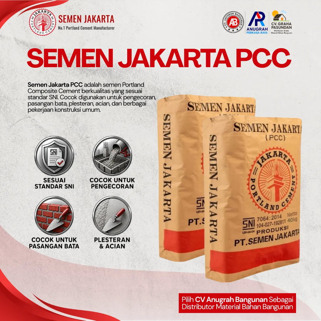 Semen Jakarta PCC 50 kg dari Semen Jakarta – CV Anugrah Bangunan