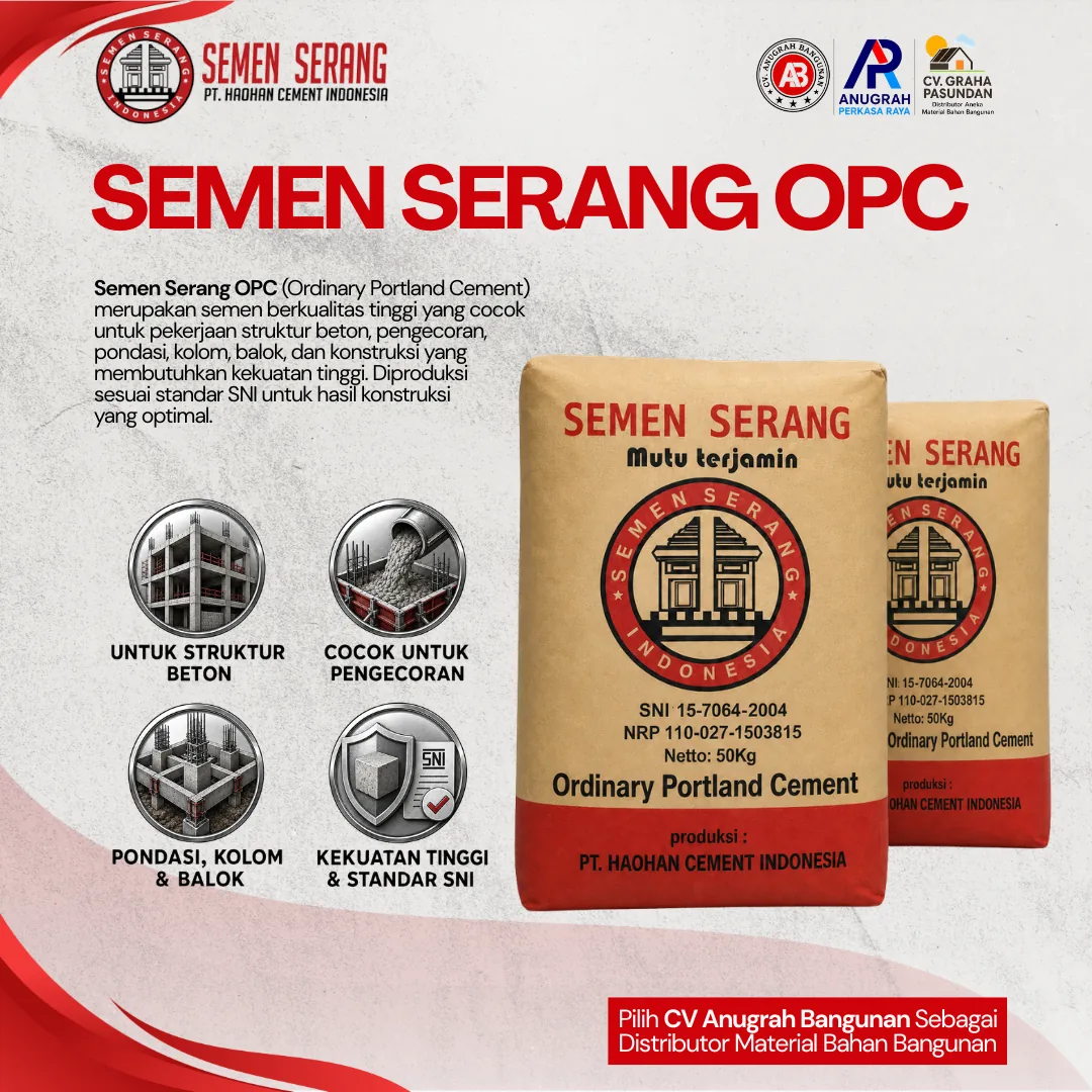 Semen Serang OPC 50 kg dari Semen Serang – CV Anugrah Bangunan