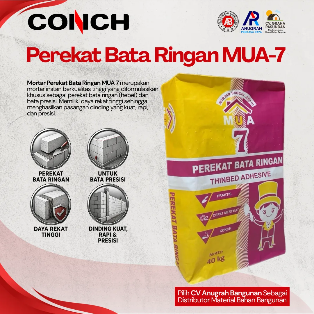 Mortar MUA 7 40 kg dari MUA 7 – CV Anugrah Bangunan