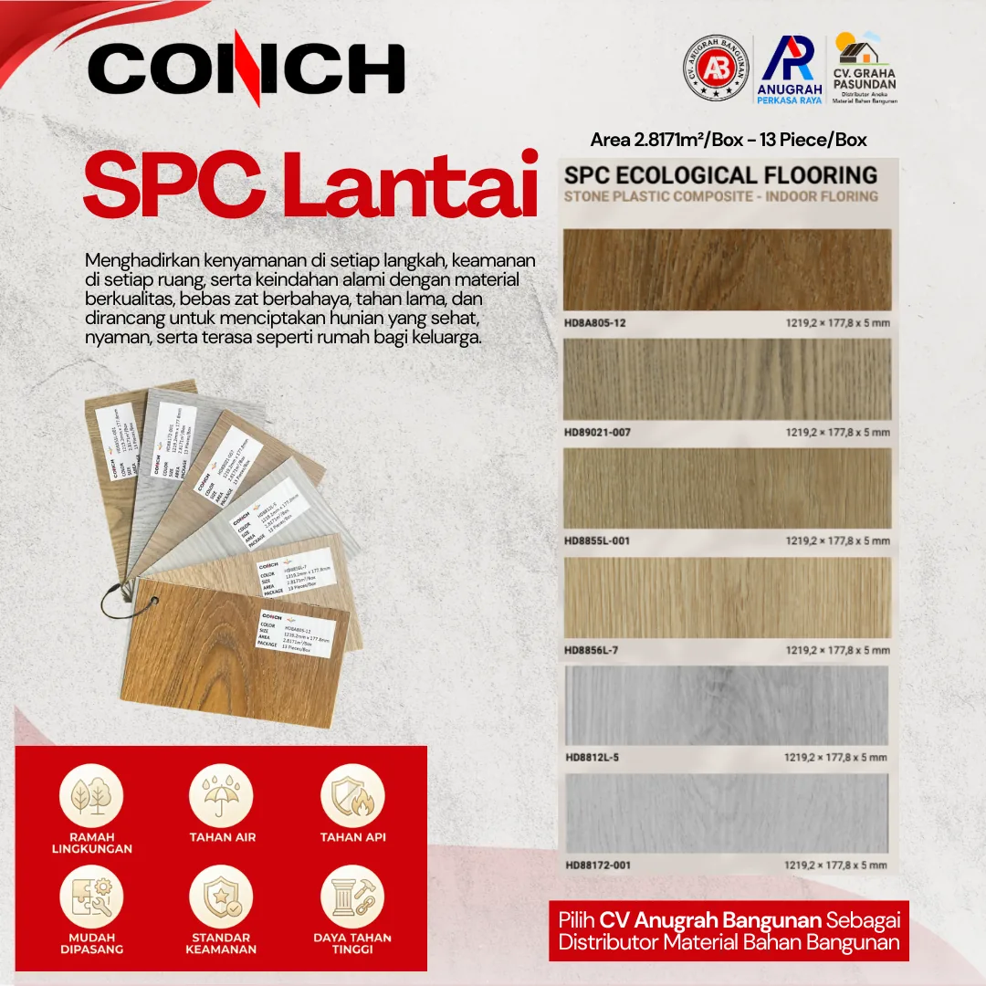 SPC LANTAI dari CONCH – CV Anugrah Bangunan