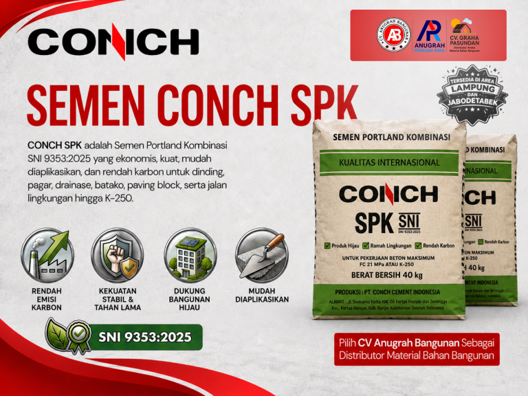 Semen CONCH SPK 40 Kg & 50 Kg | CV Anugrah Bangunan