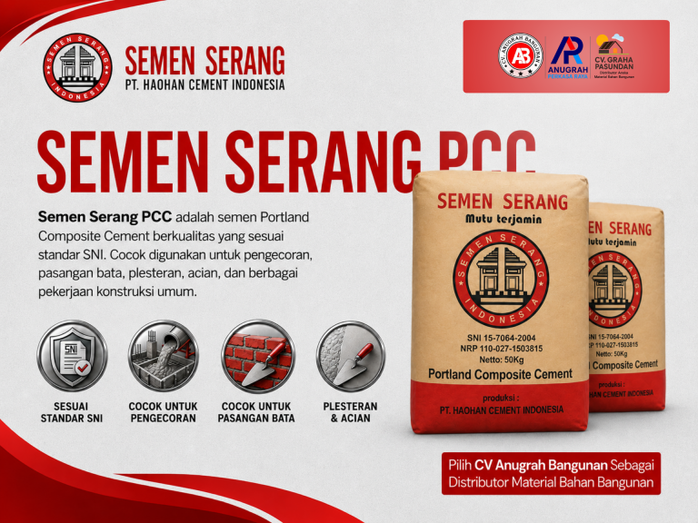 Semen Serang PCC 50 Kg untuk Berbagai Kebutuhan Konstruksi